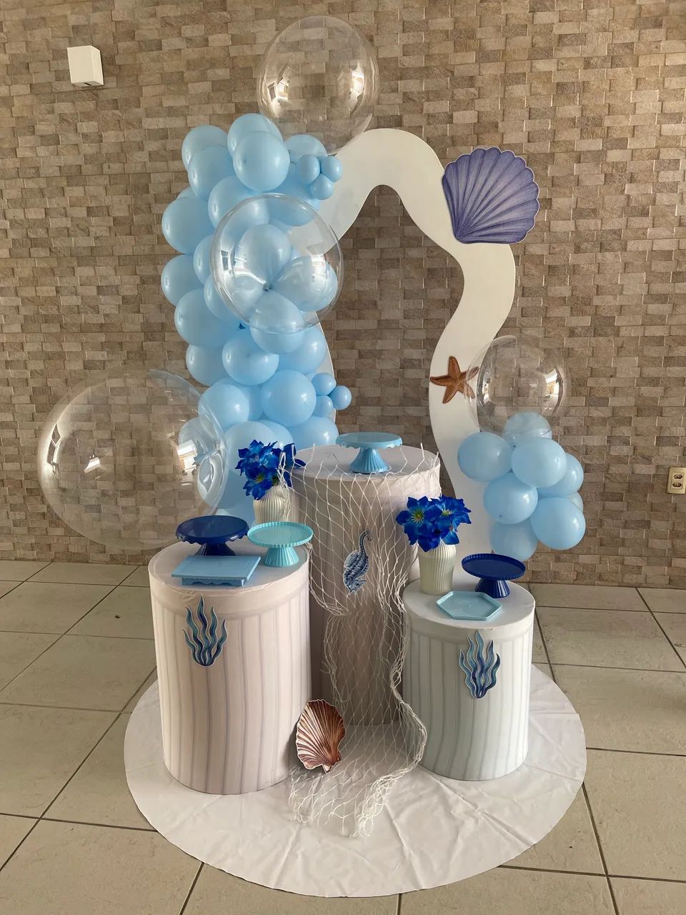 Fundo do mar decoração pegue e monte  - Foto 2