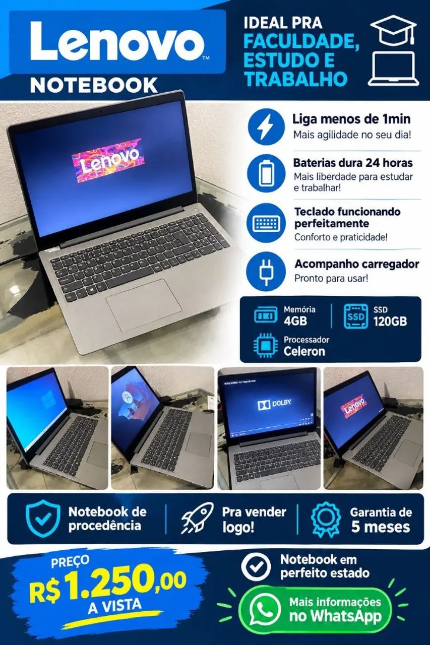 Notebook Lenovo 