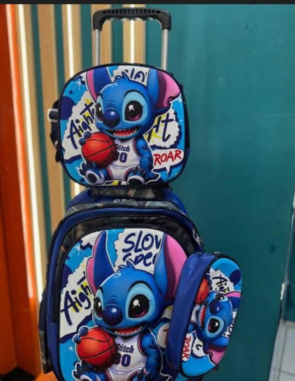 Kit mochila infantil escola  - Foto 4