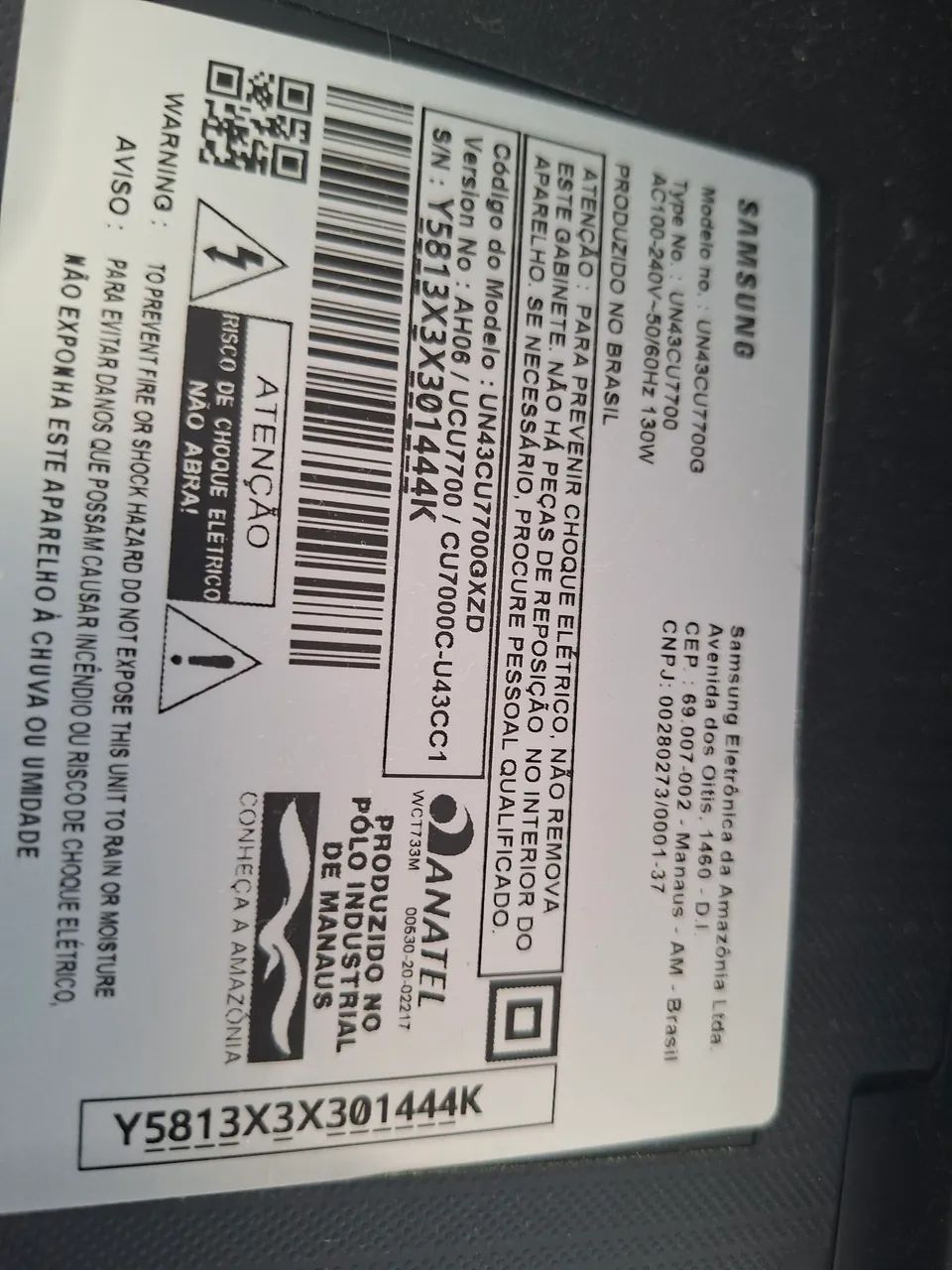Smartv Samsung 43" Full HD. R$1.250. Semi-nova - Foto 2