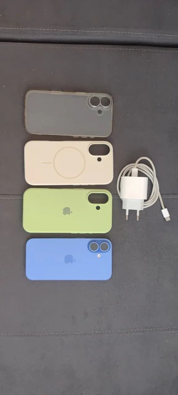iPhone 16, azul com nota fiscal - Foto 5