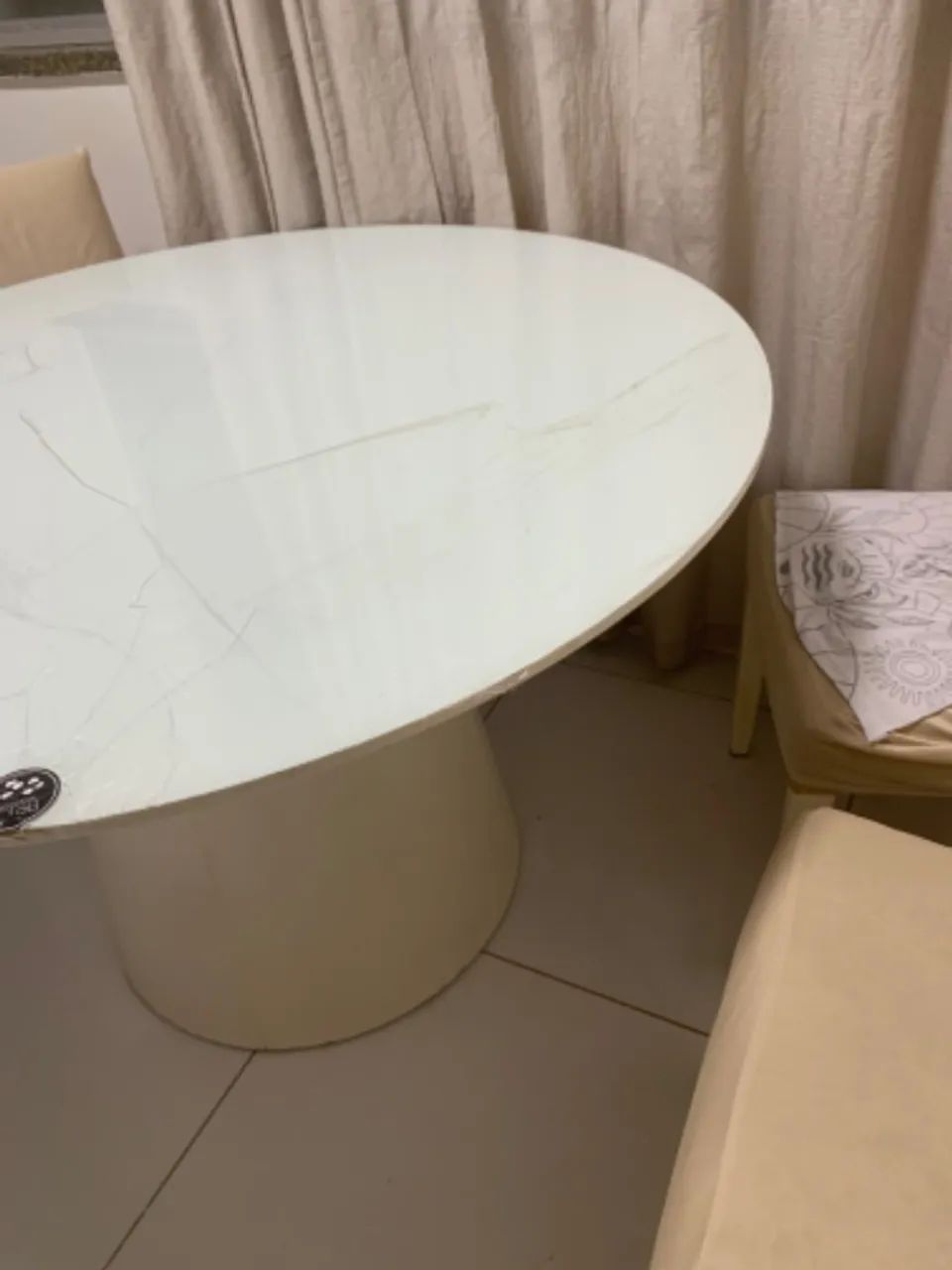 Mesa de Jantar redonda