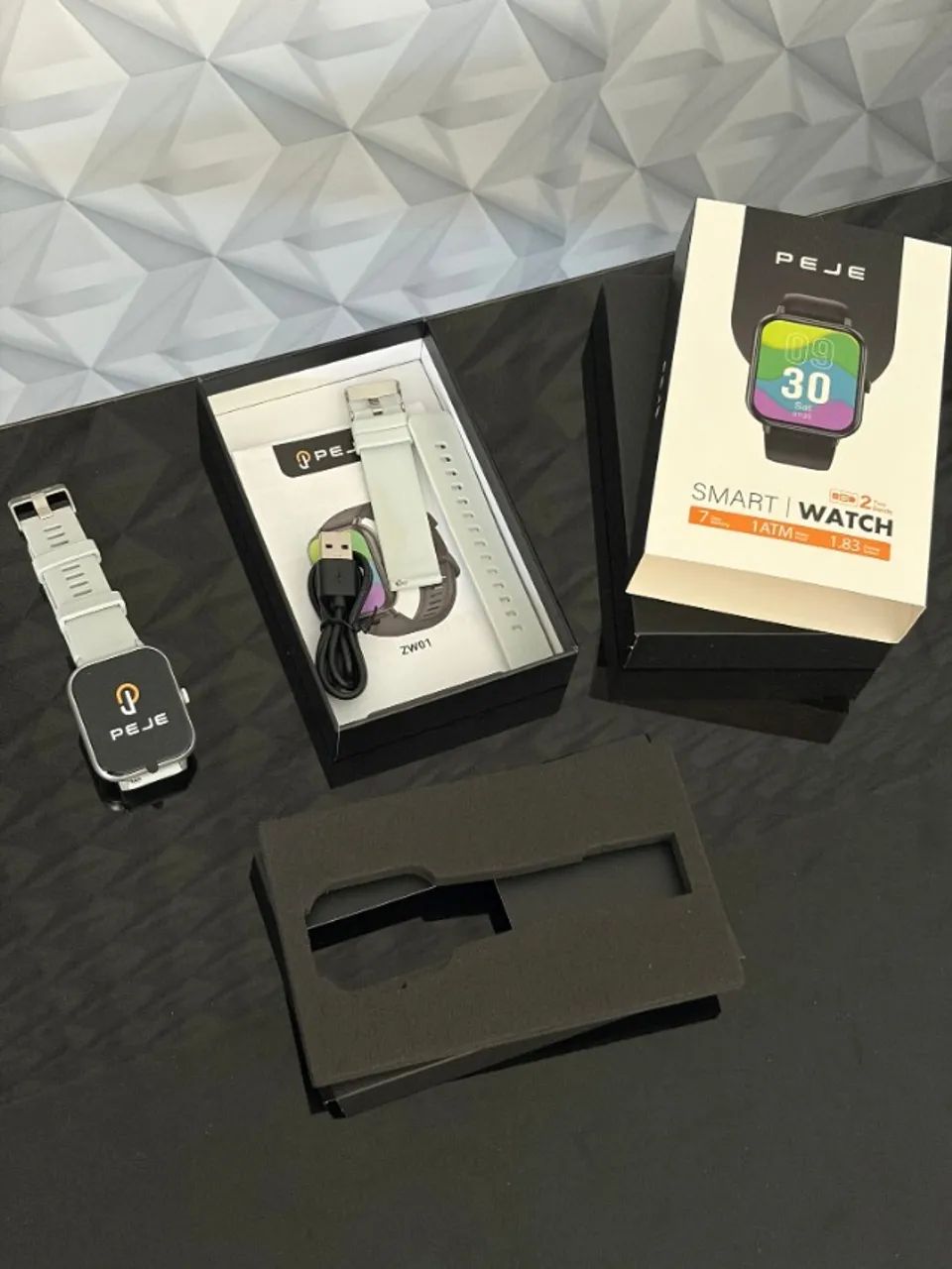 Smartwatch PEJE ZW01 (Com 2 Pulseiras) - Foto 5