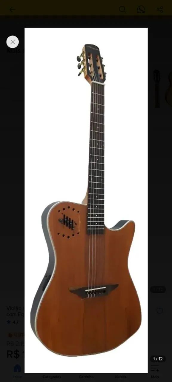 Violão elétrico Marques  - Foto 3