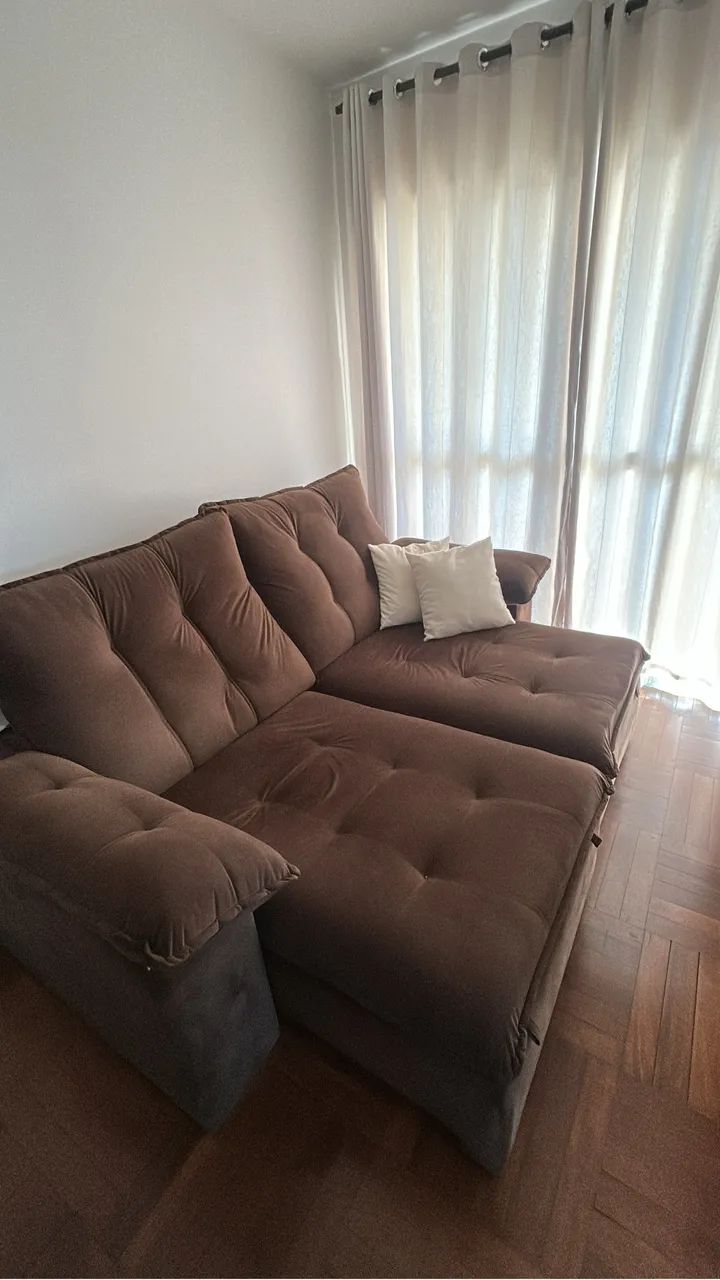 Sofá Retrátil e Reclinável 2,40m | Excelente Estado