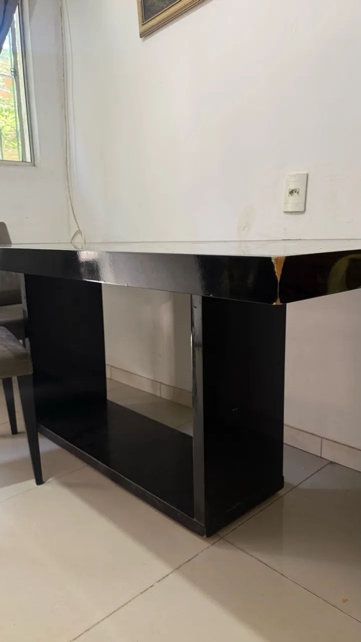 MESA GRANDE COM 4 CADEIRAS  - Foto 2