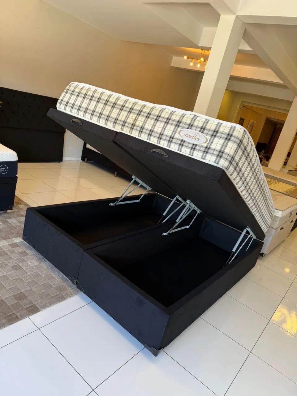 Cama Box QUEEN SIZE MAXFLEX SEMINOVA TOP - ENTREGO  - Foto 5