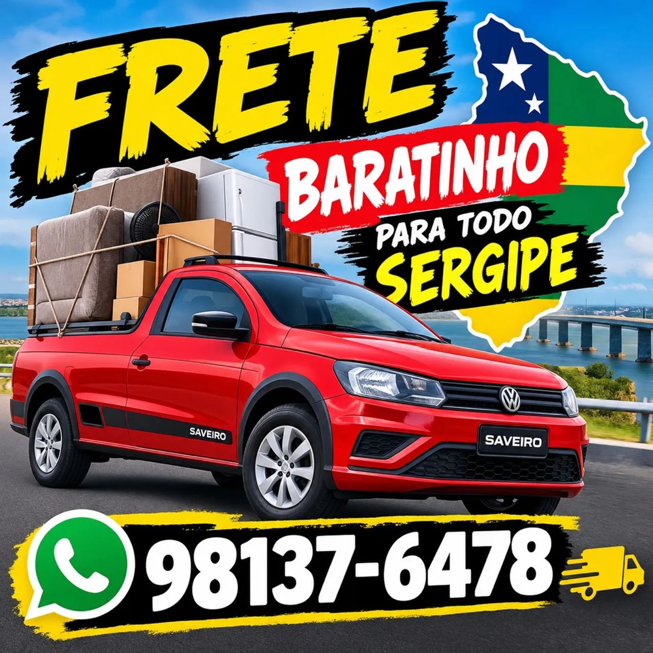 Frete e mudança 