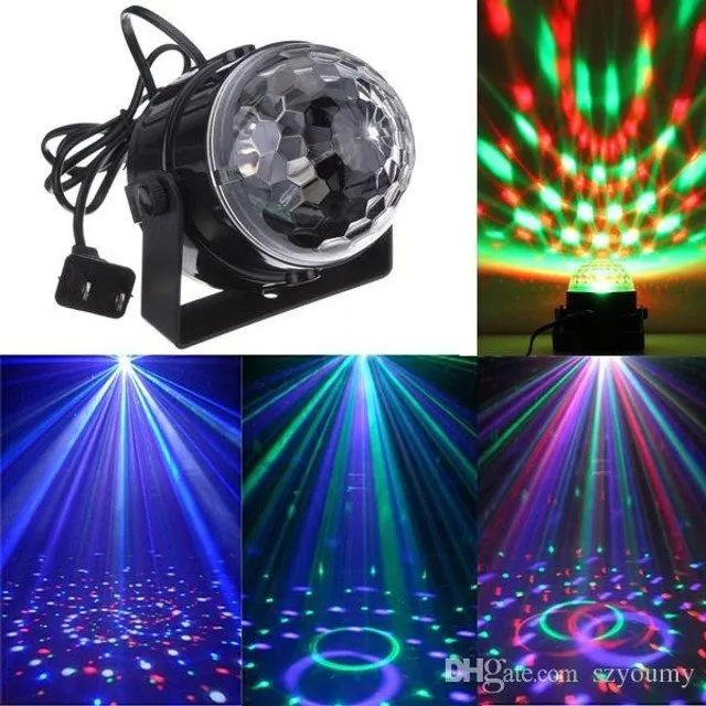 Globo de luz de discoteca rotativo, para festas