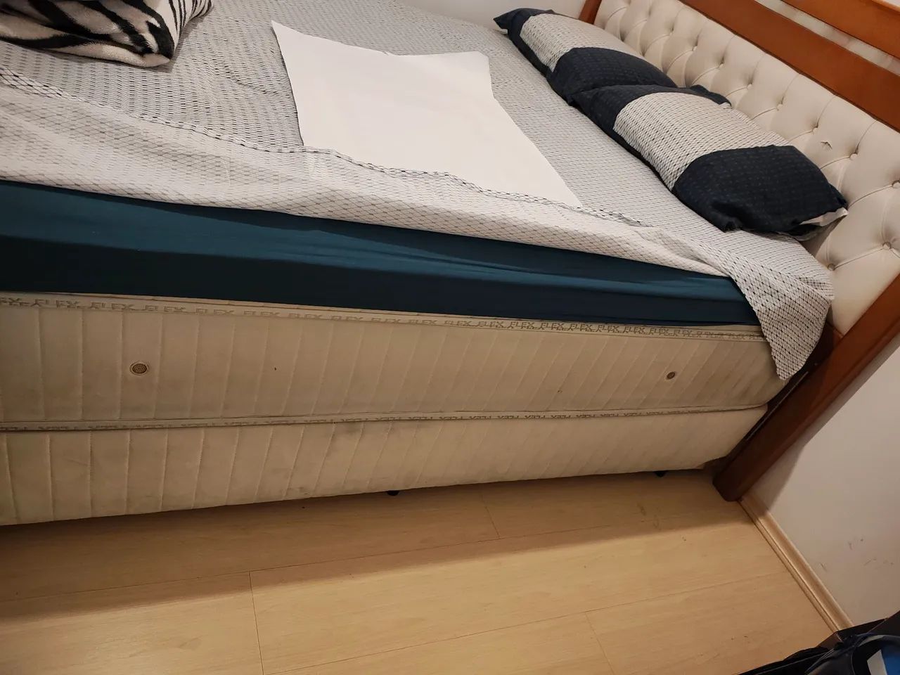Cama casal Queen com cabeceira  - Foto 2