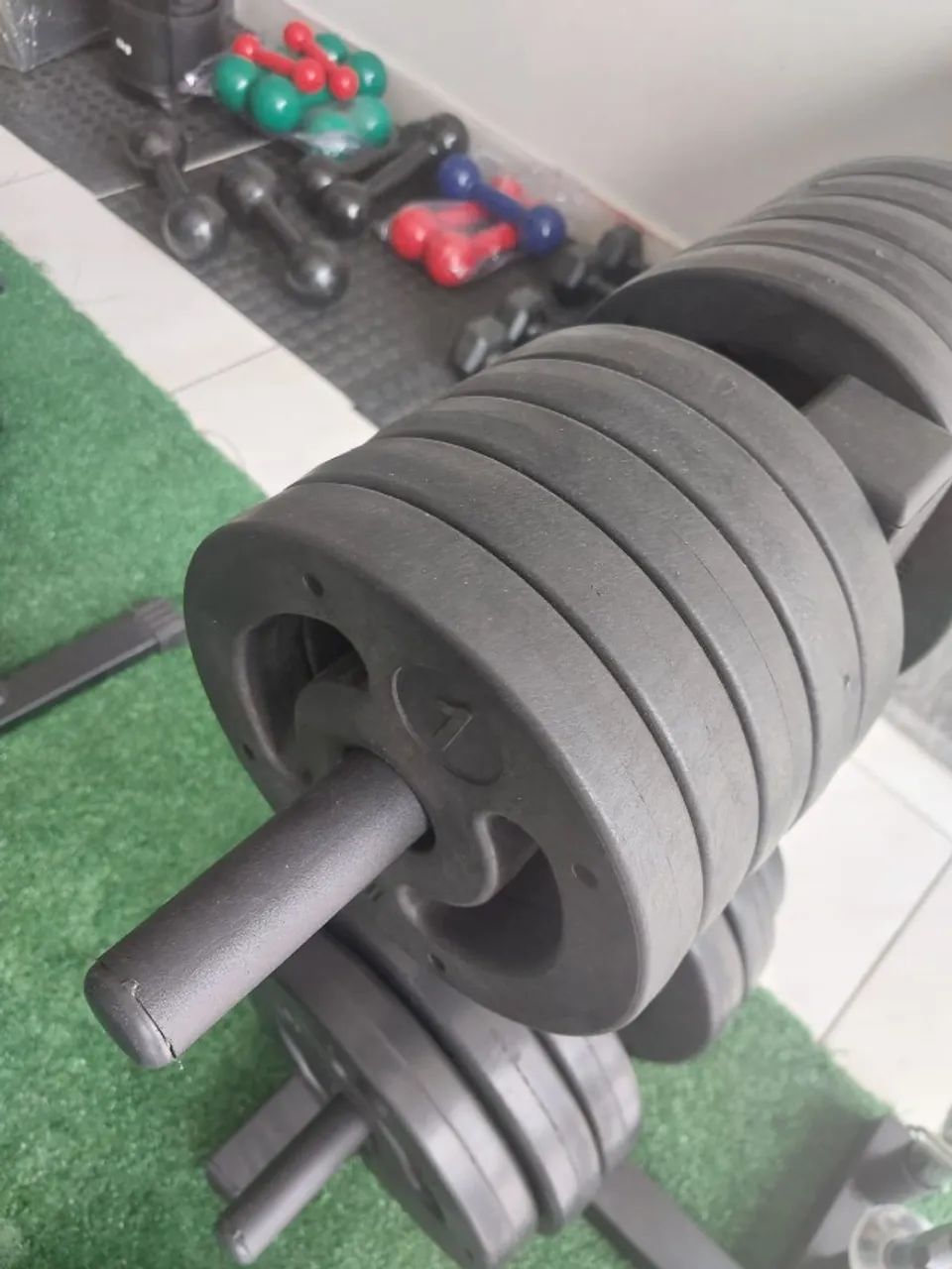 Anilhas Injetadas treino musculação