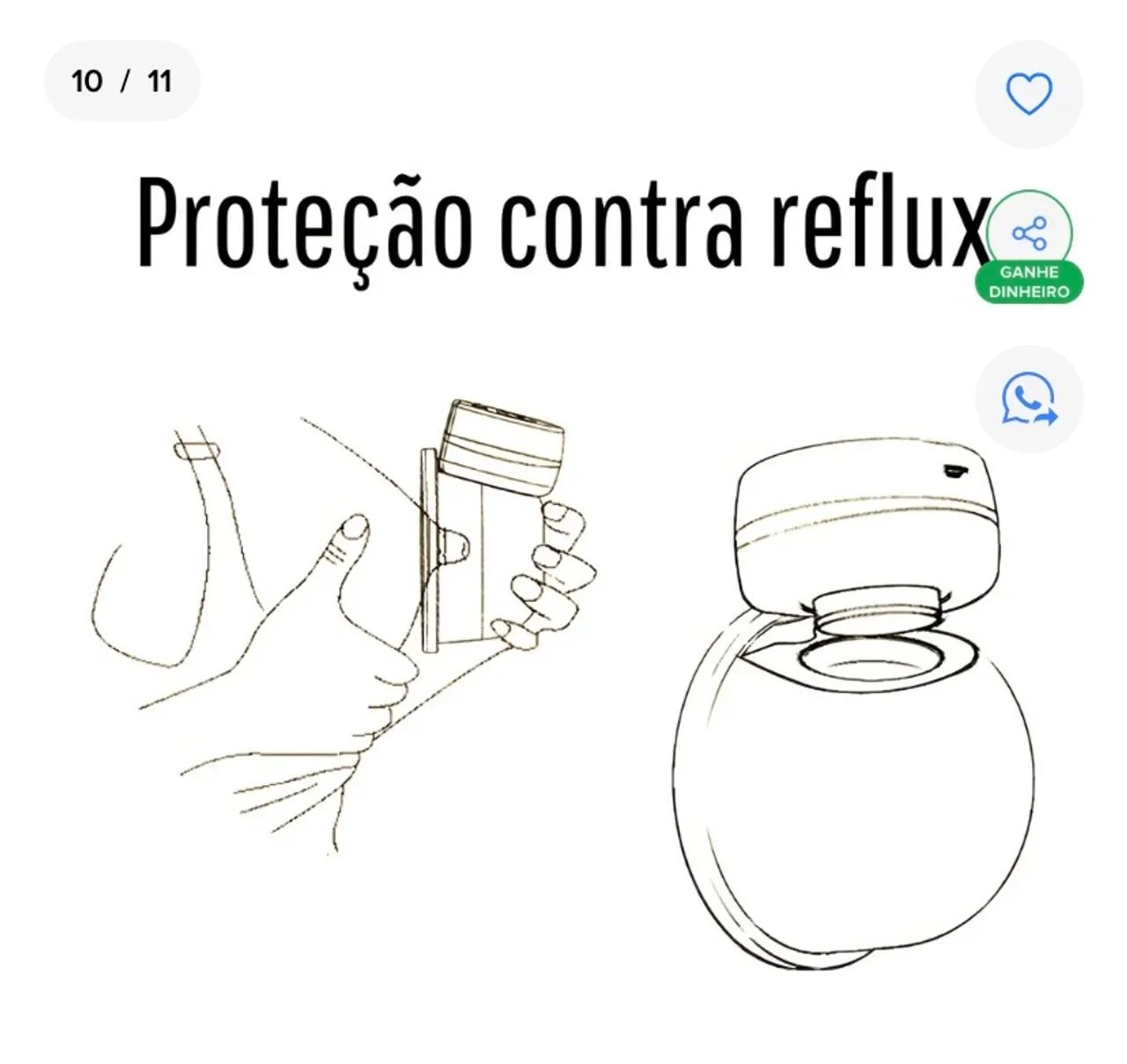 Vende se bomba elétrica de tirar leite  - Foto 2