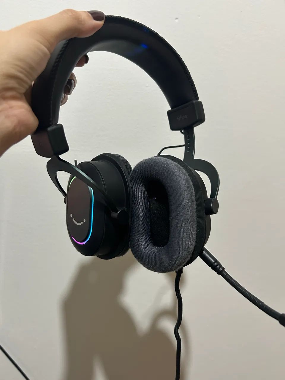 Headset Gamer FIFINE H6 7.1 Surround RGB USB com Microfone - Foto 2