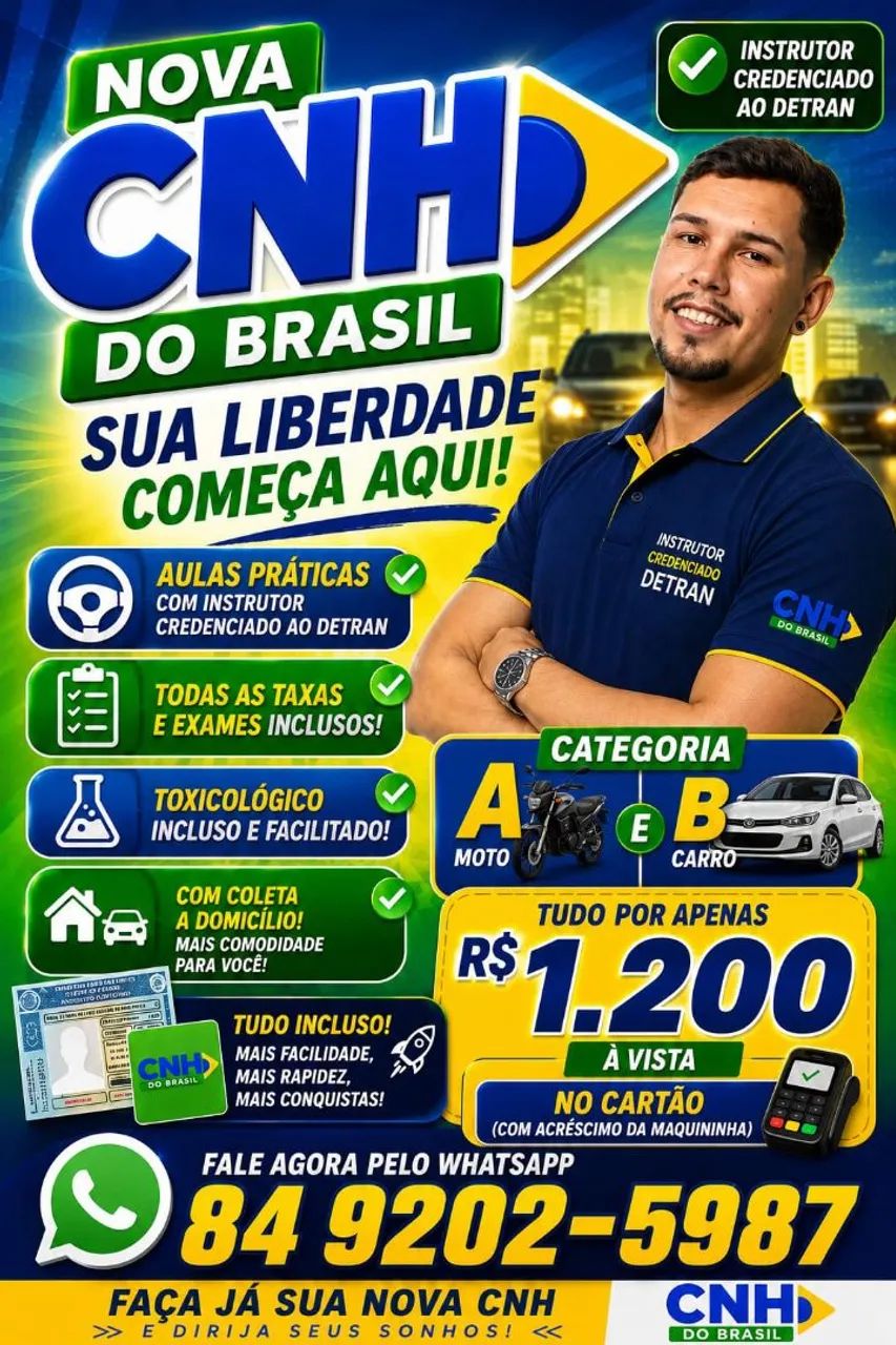 SUA CNH FÁCIL E RÁPIDO!
