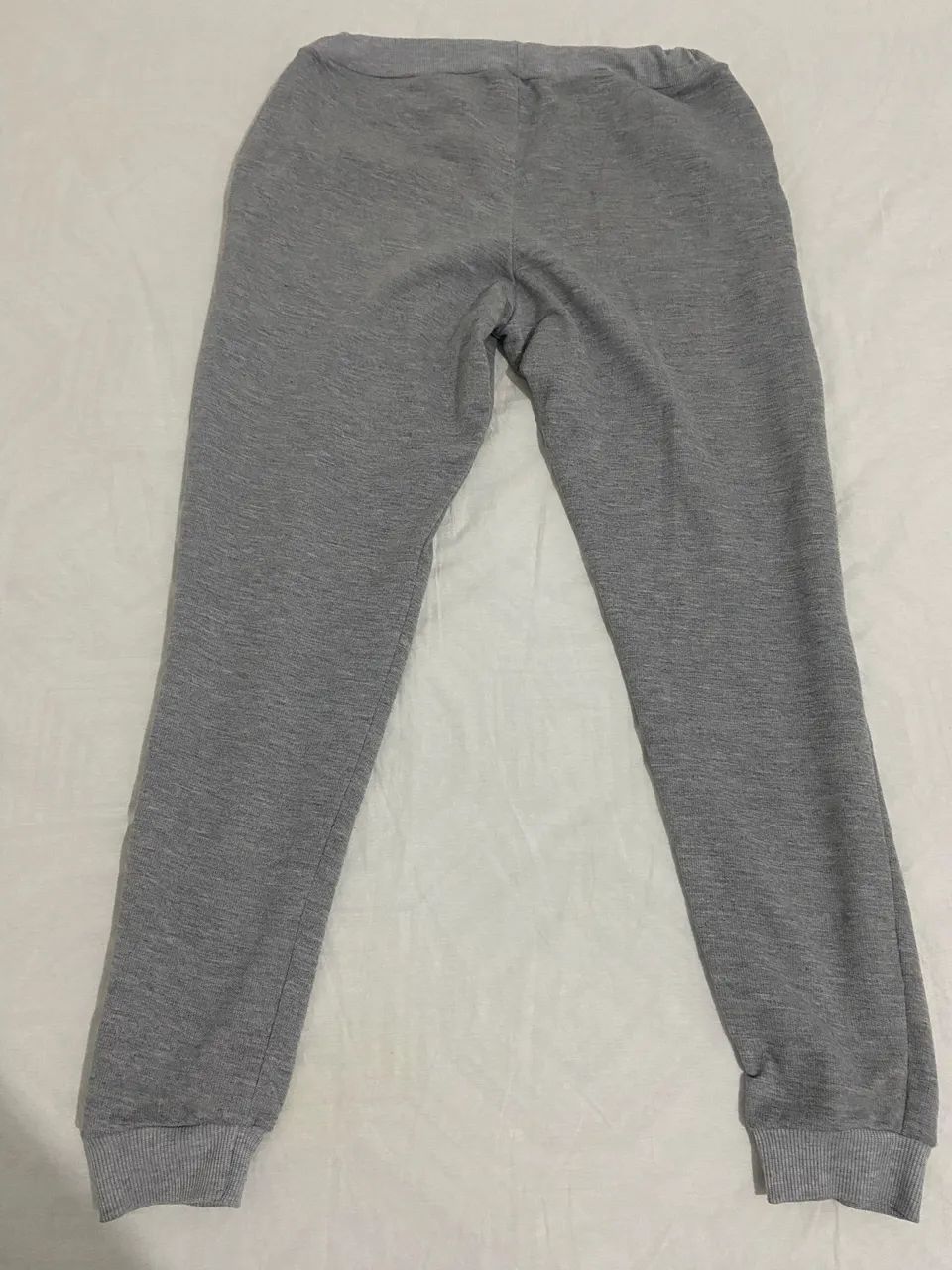 Calça moletinho cinza M - Foto 2