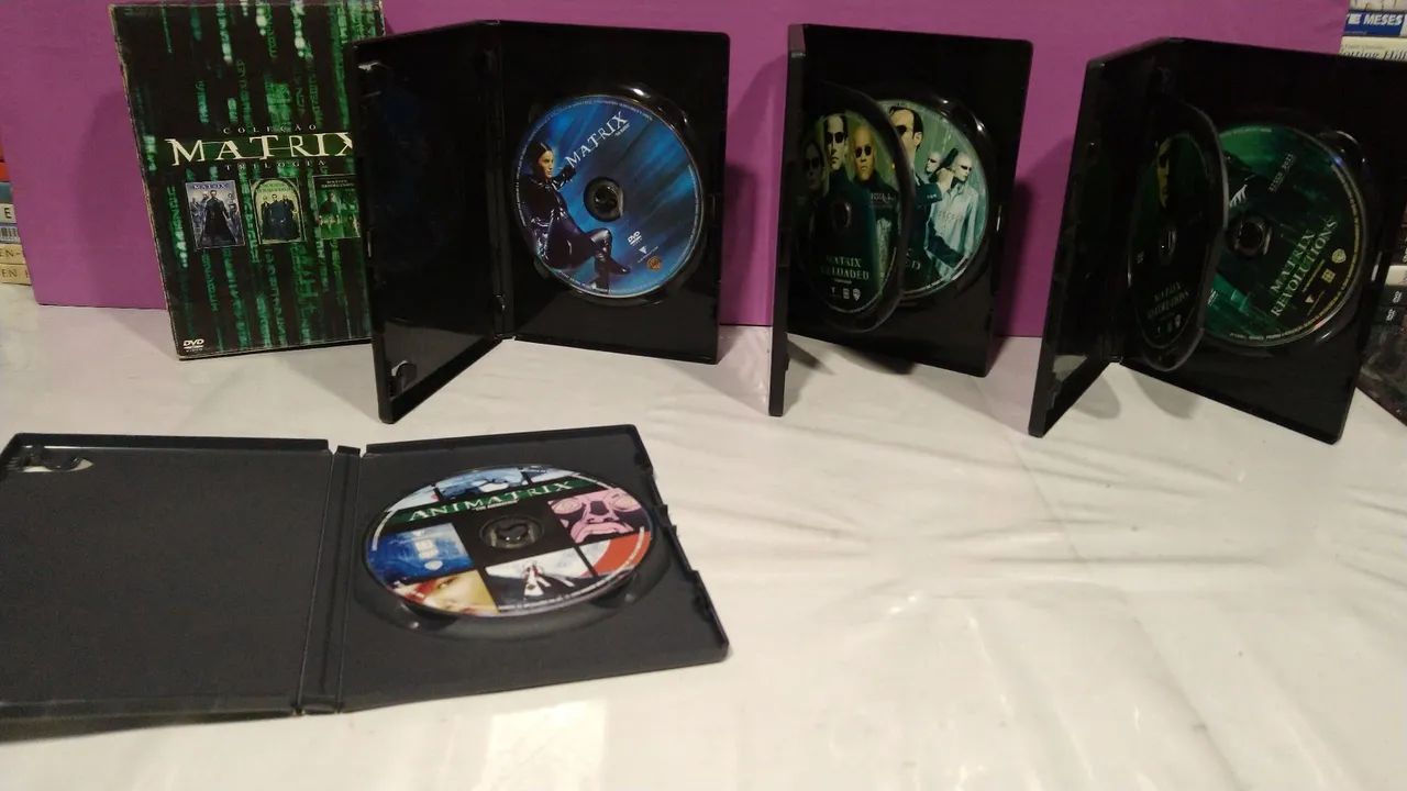 Dvds Trilogia Matrix originais. - Foto 3