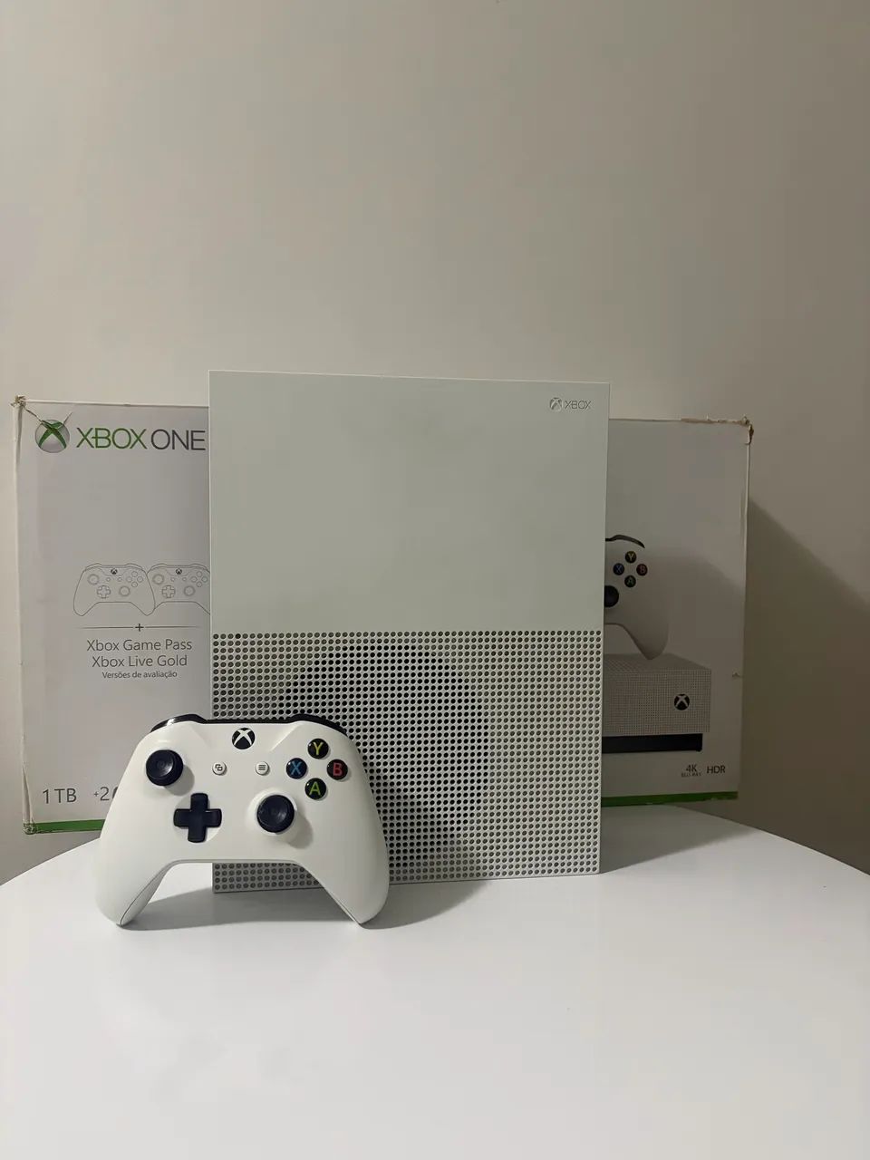 Xbox one S novíssimo com jogo! - Foto 3