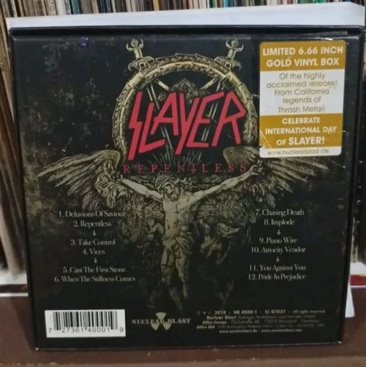 Slayer - Repenless Box singles VINIL compacto Heavy metal - Foto 2
