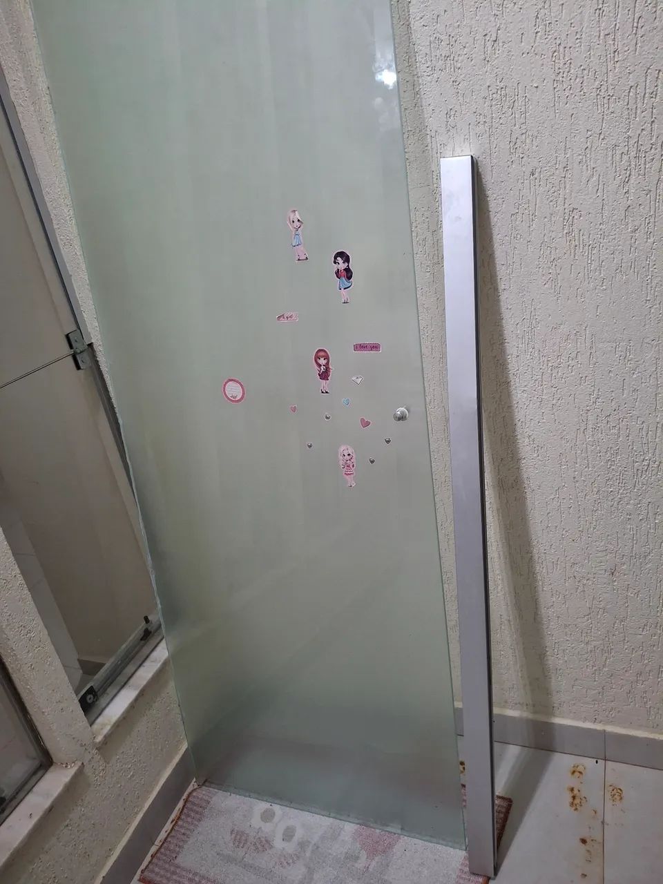 PORTA DE VIDRO PRIVACIDADE DE CORRER