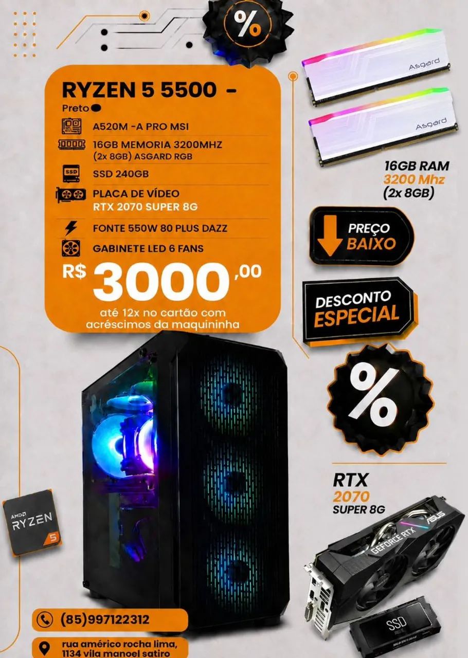 Pc Gamer Rtx 2070Super