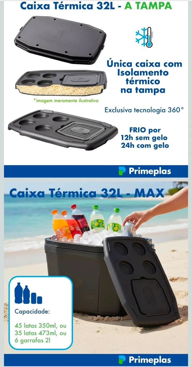 Caixa térmica de 32L nova  - Foto 3