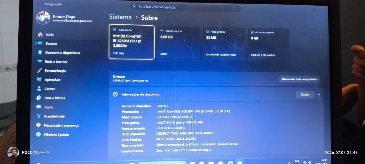 NOTEBOOK I5 - Foto 3