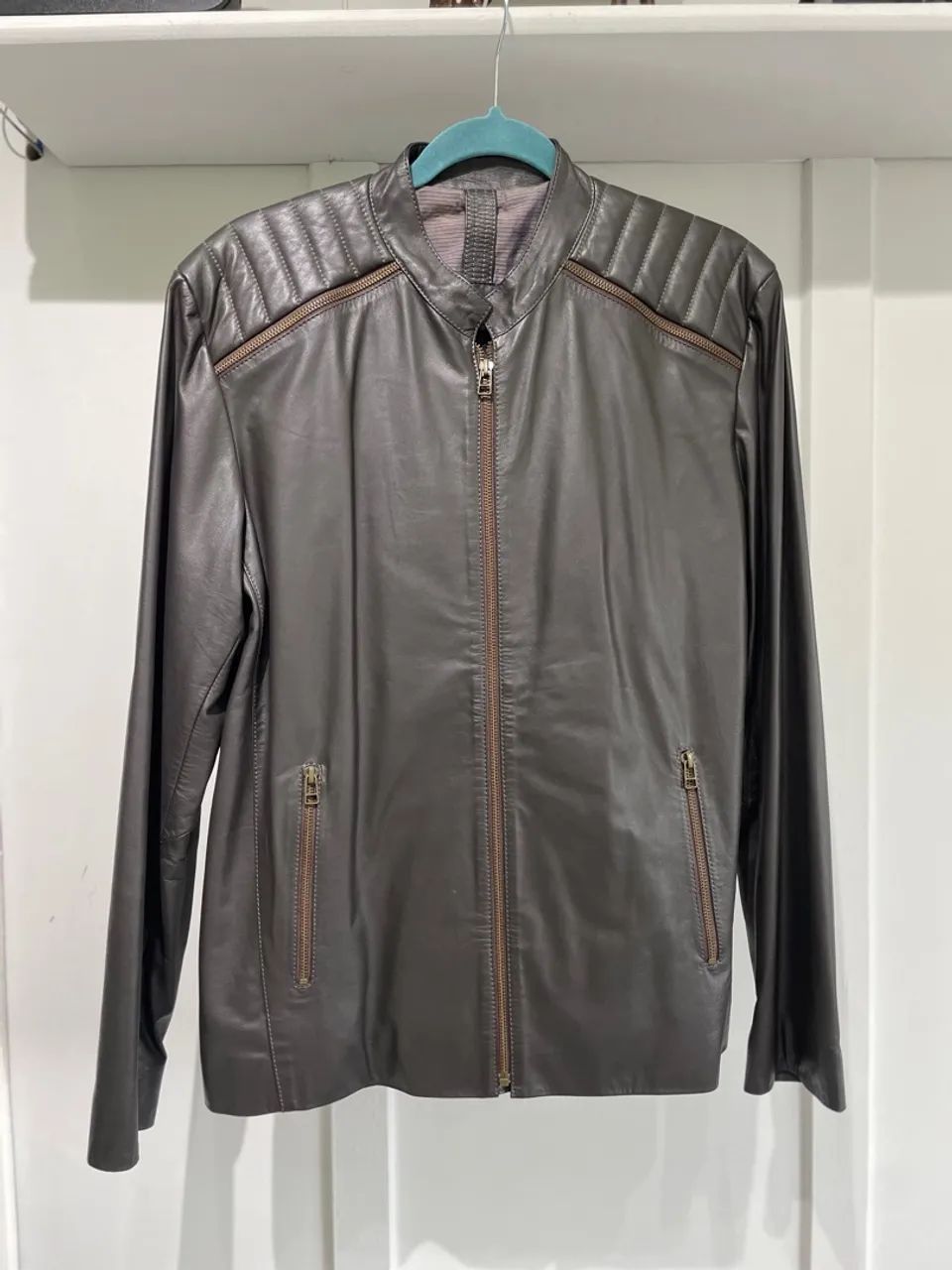 Jaqueta em Couro Masc. - Foto 2