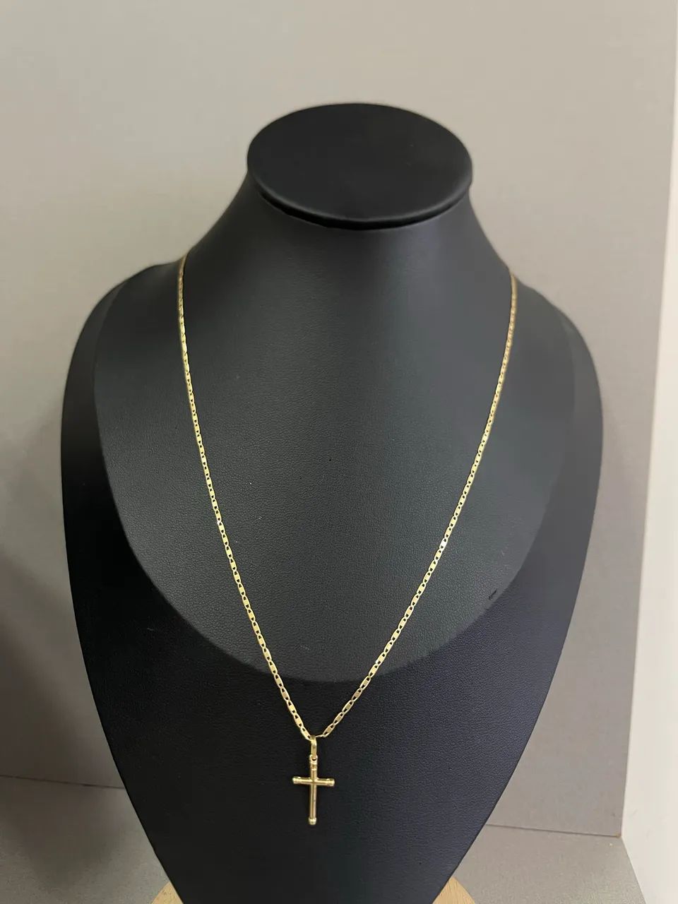 Corrente Piastrine de ouro 18k procedência garantia eterna