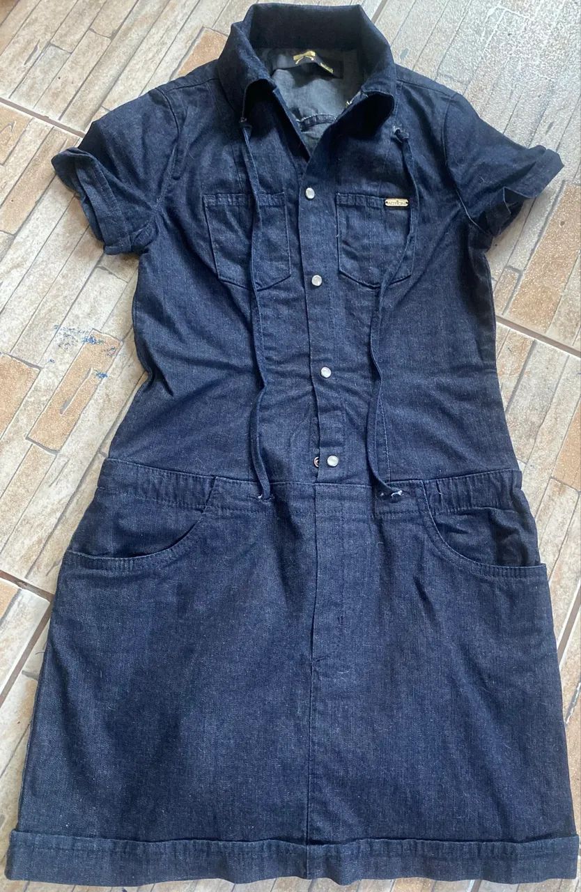 Vestido Jeans Escuro - Estilo e Conforto