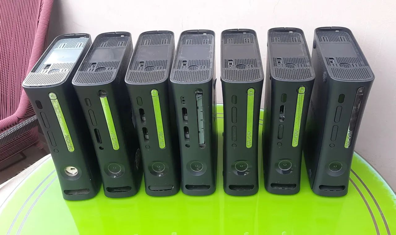 Lote com 7 vídeo game Xbox 360 fat elite  - Foto 4