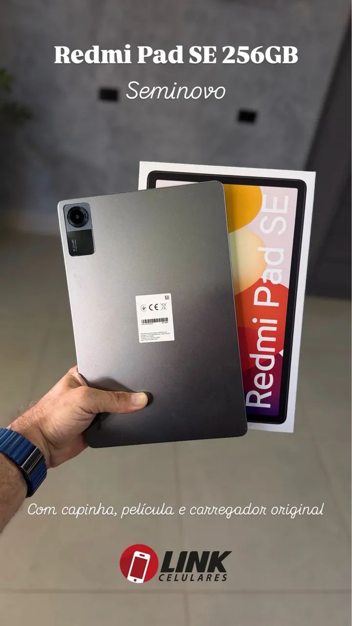 Tablet Redmi Pad SE 256gb seminovo cinza