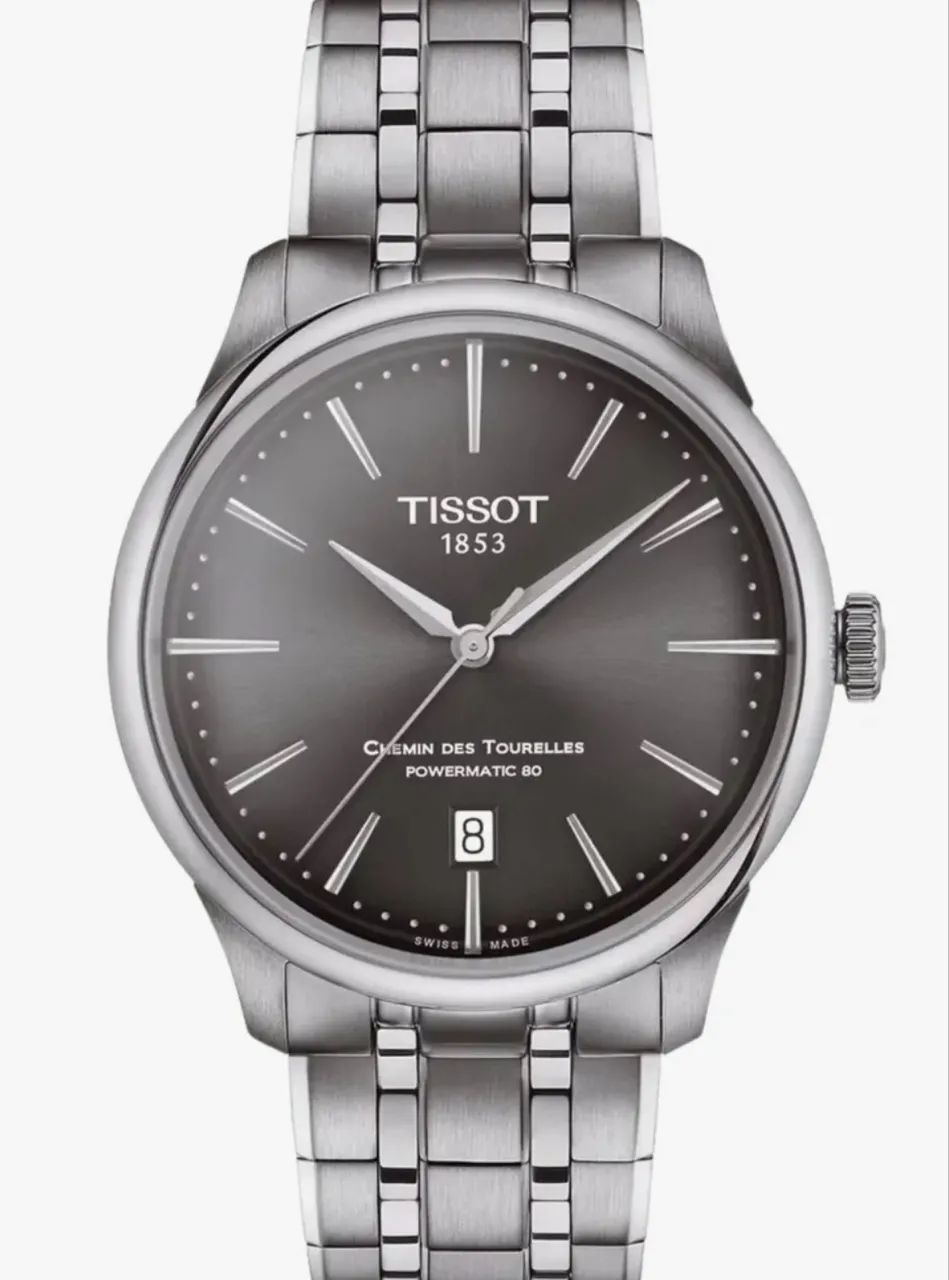 Relógio Tissot Chemin Des Tourelles Automático Novo - Foto 4