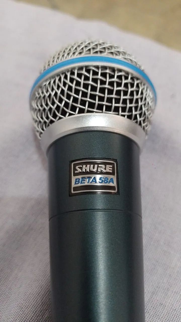 Microfone Shure Beta 58a Dinâmico Original - Foto 2