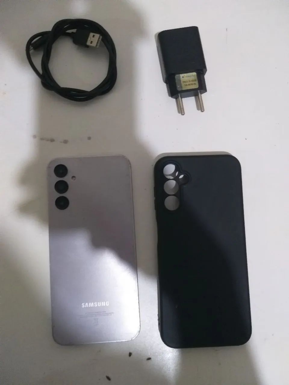 A14 com capinha e carregador troco com iphones a partir do 6 - Foto 5