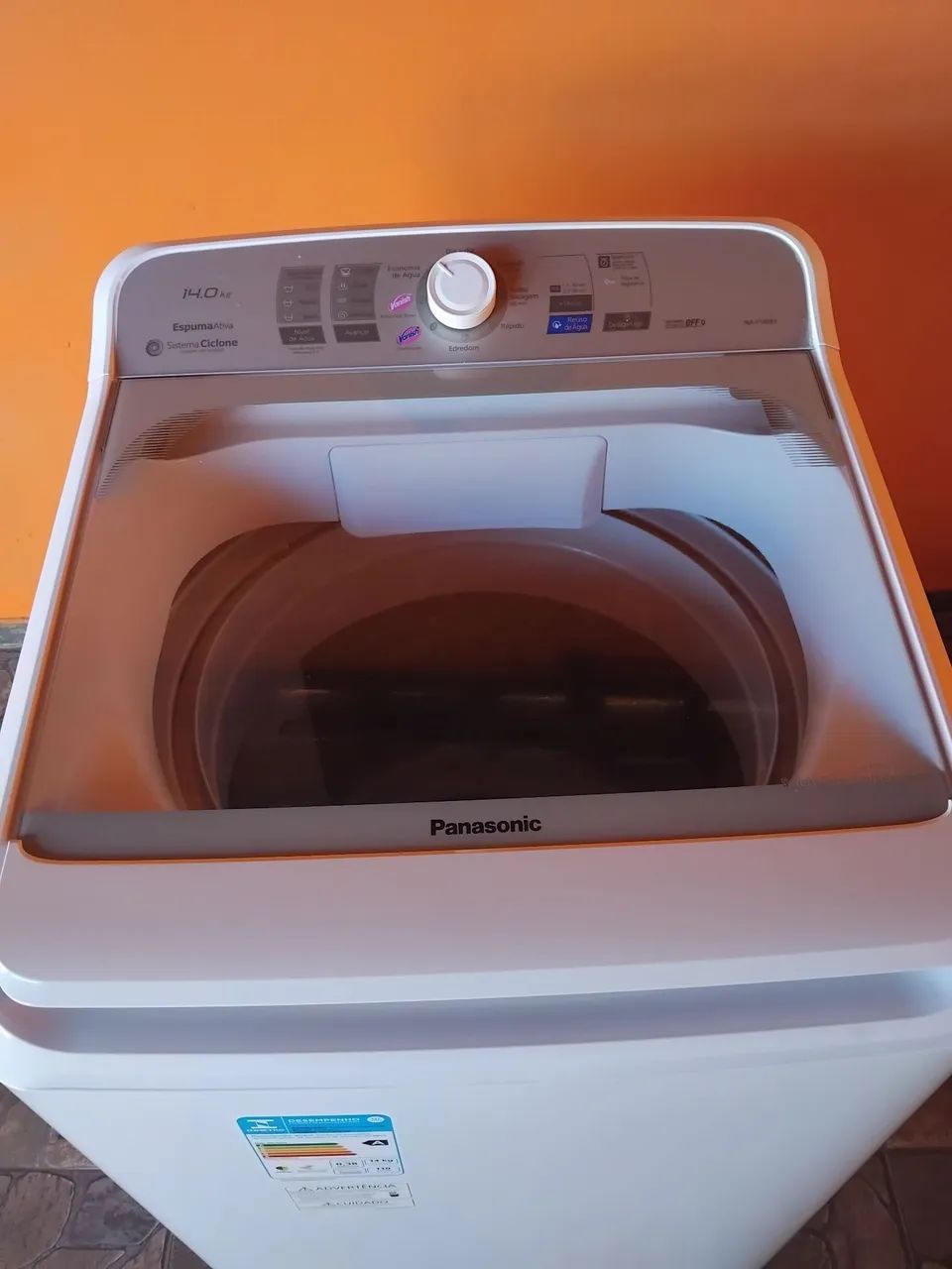 Máquina lavar Panasonic 14kg 110v semi nova, apenas 3 meses de uso (Entrego) - Foto 2
