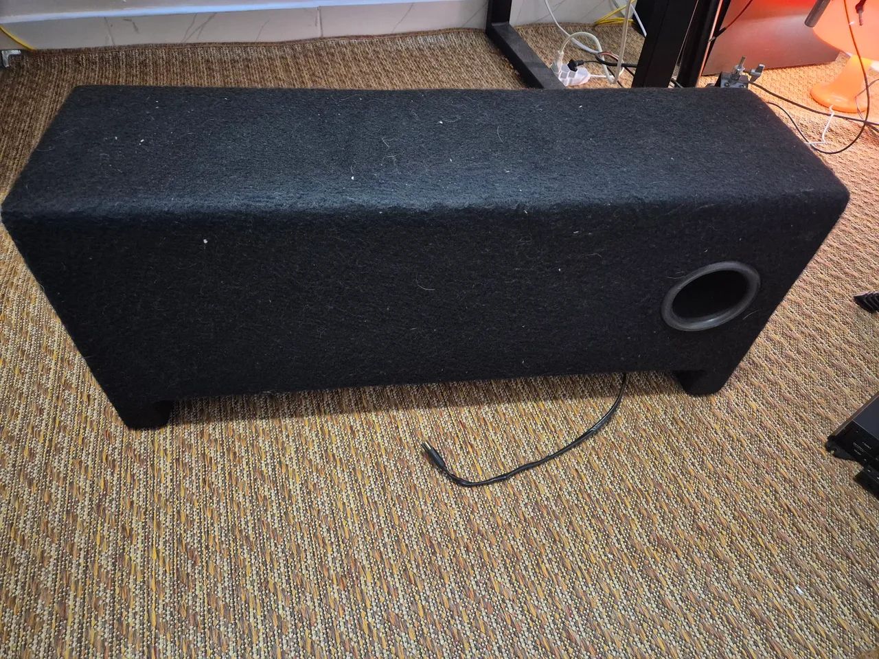Subwoofer Audiophonic 10 + caixa dutada + módulo HP4000