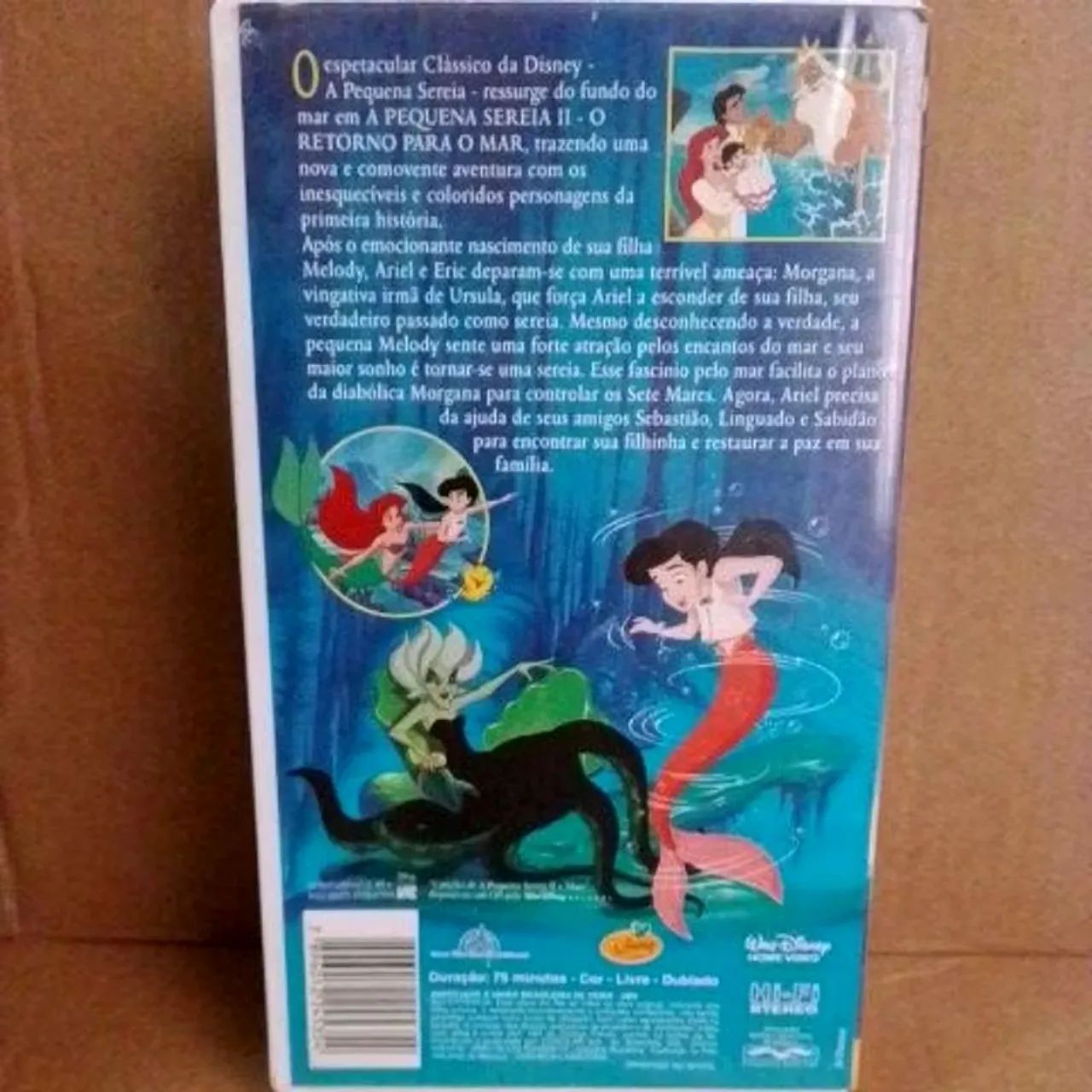 VHS a pequena sereia 2 dublado  - Foto 2