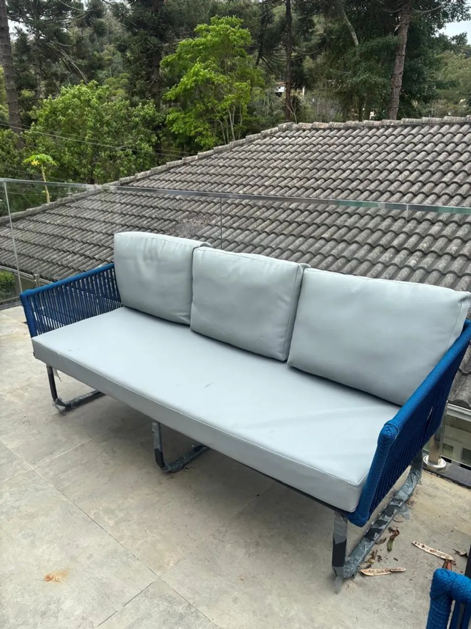 Conjunto Completo (Sofá + 2 Poltronas + Mesa Lareira): - Foto 3