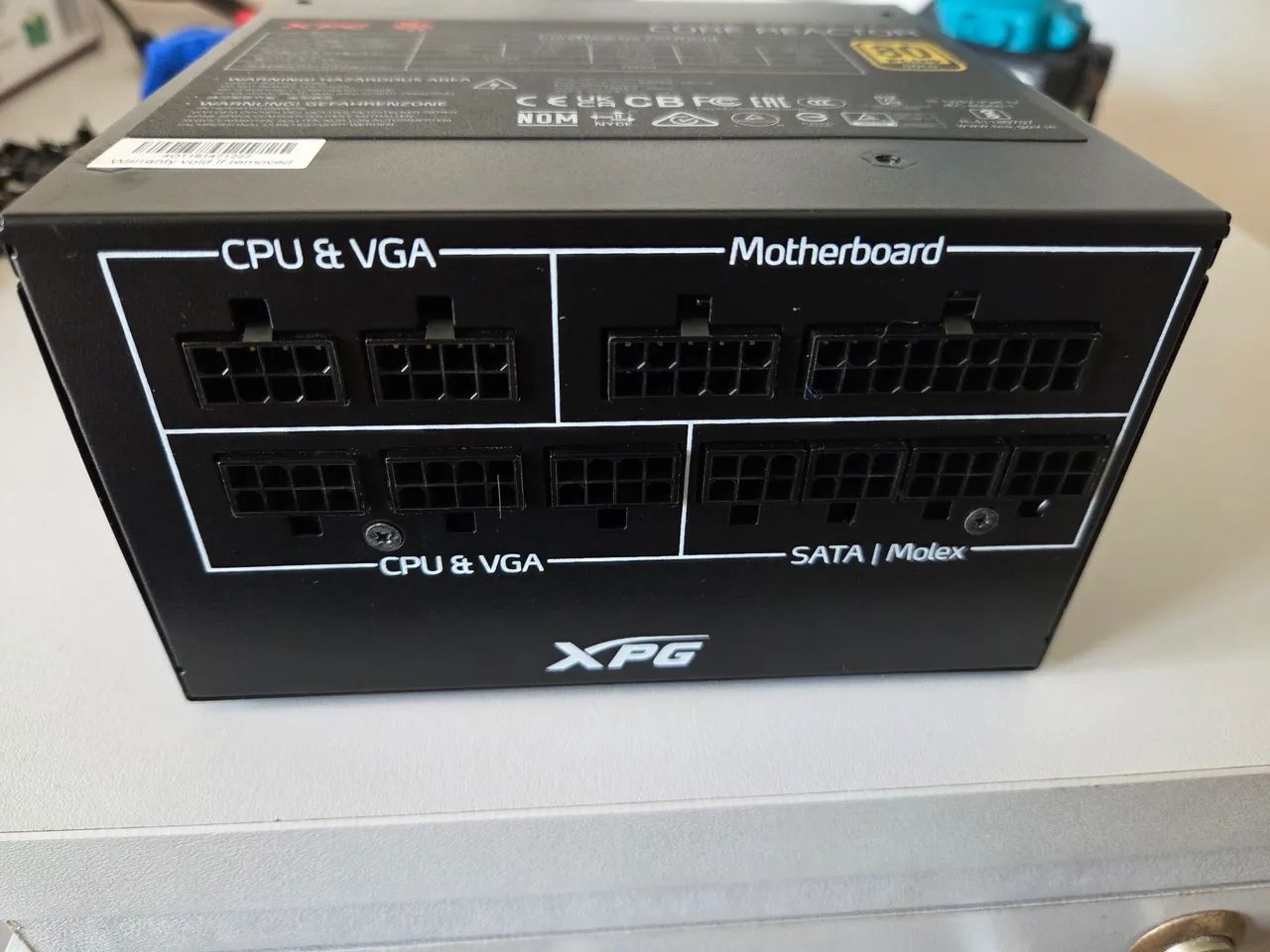 FONTE XPG 750W FULL MODULAR NA GARANTIA - Foto 3