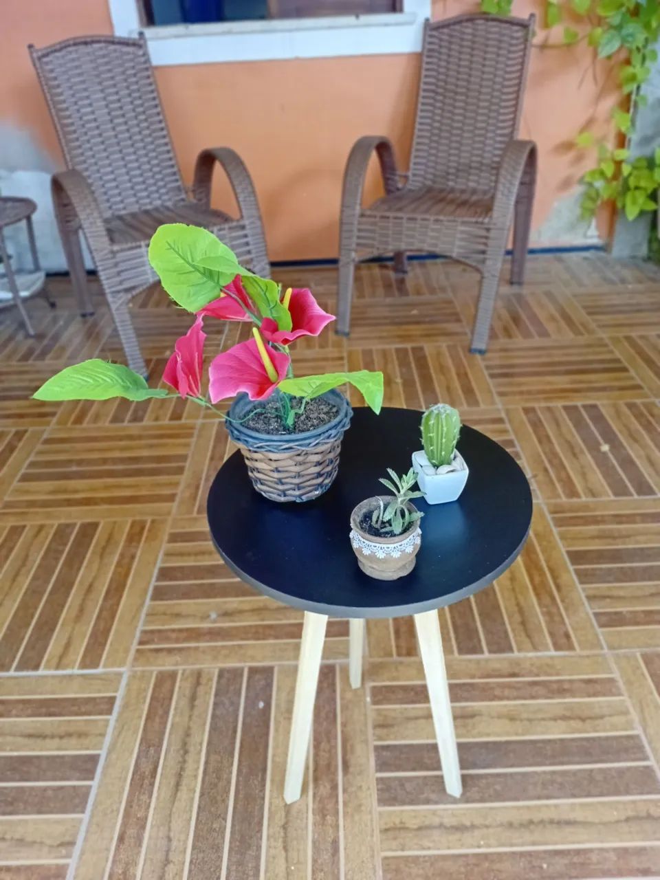 Mesinha decorativa Preta - Foto 3