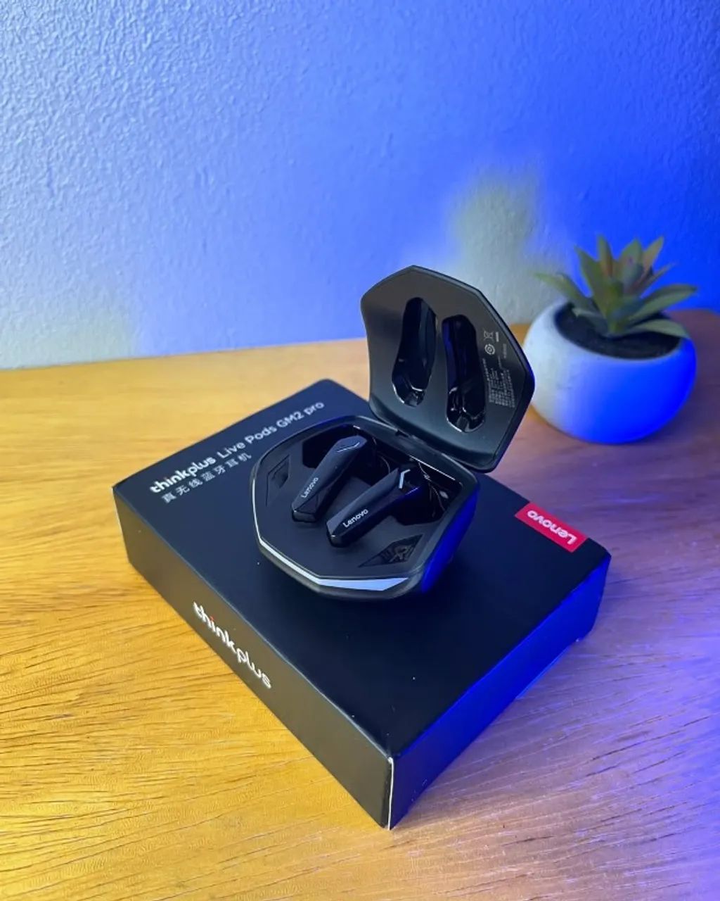 Fone de Ouvido Bluetooth Lenovo GM2 Pro - Novo