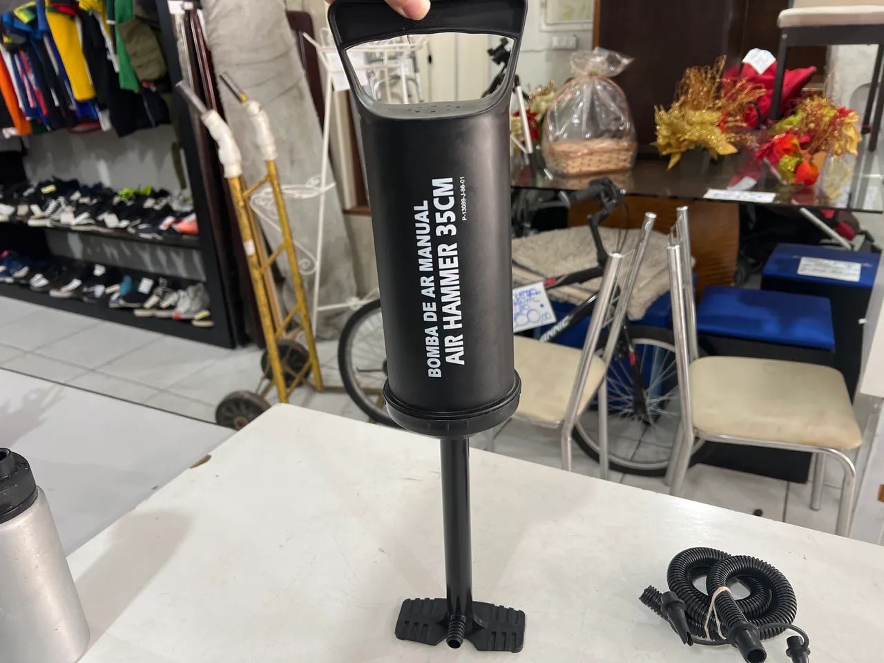 Bomba de Ar Manual Air Hammer 35cm - Foto 5