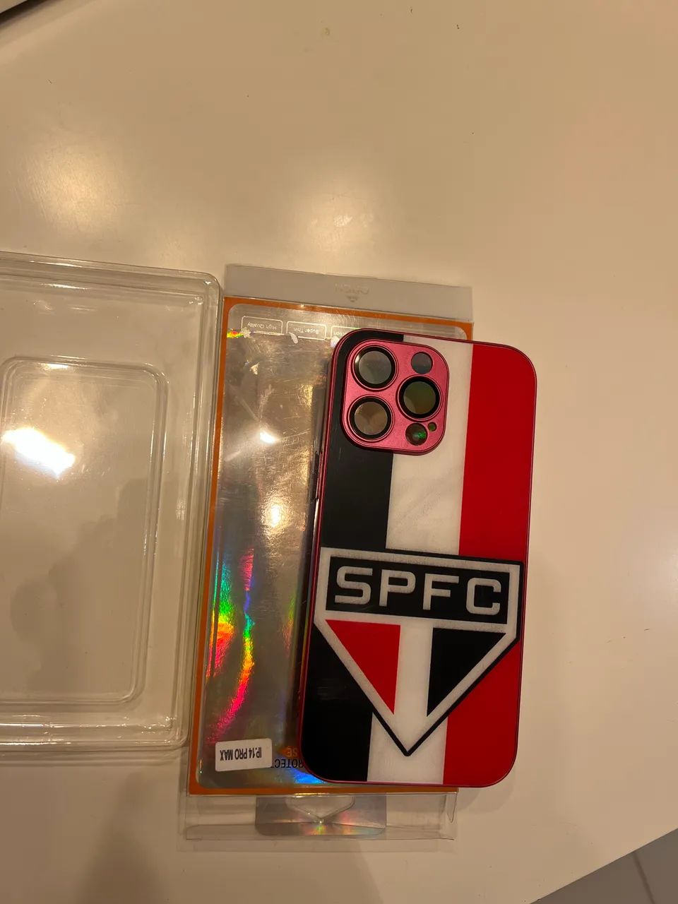 Case Capa IPhone 14 Pro Max Nova sem Uso SPfC SÃO PAULO - Foto 2