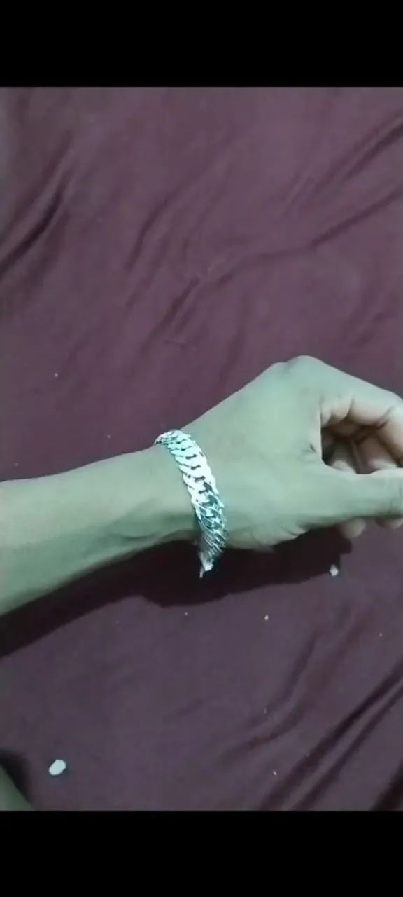 Cordão e pulseira de prata 925 - Foto 2