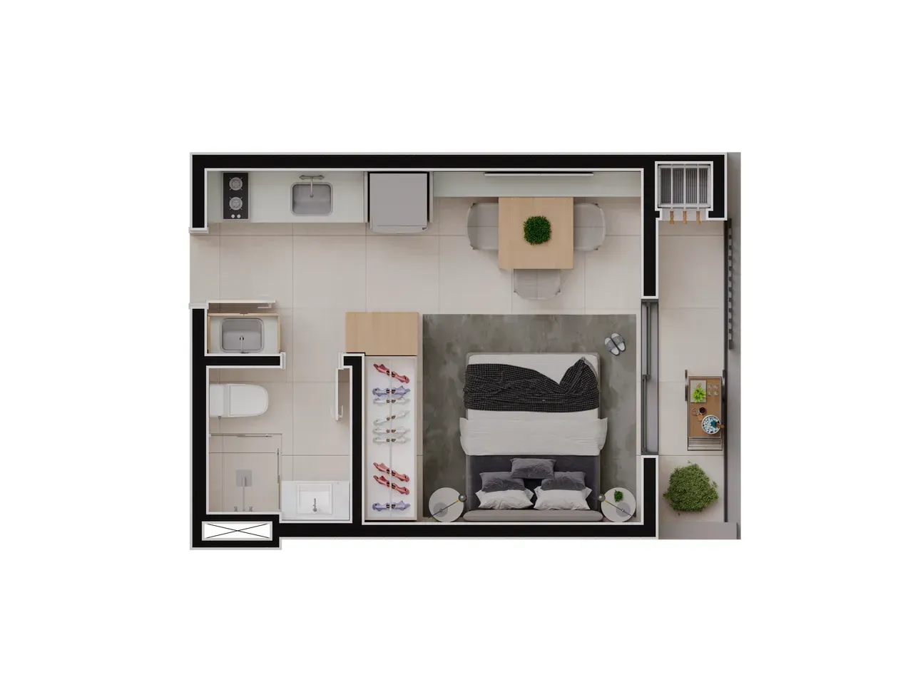 PLANTA 27m²