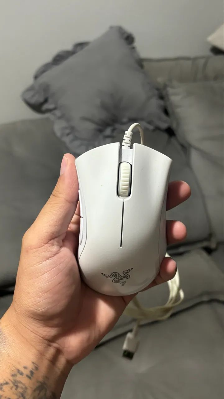 Mouse Gamer Razer Branco - Original - Foto 4
