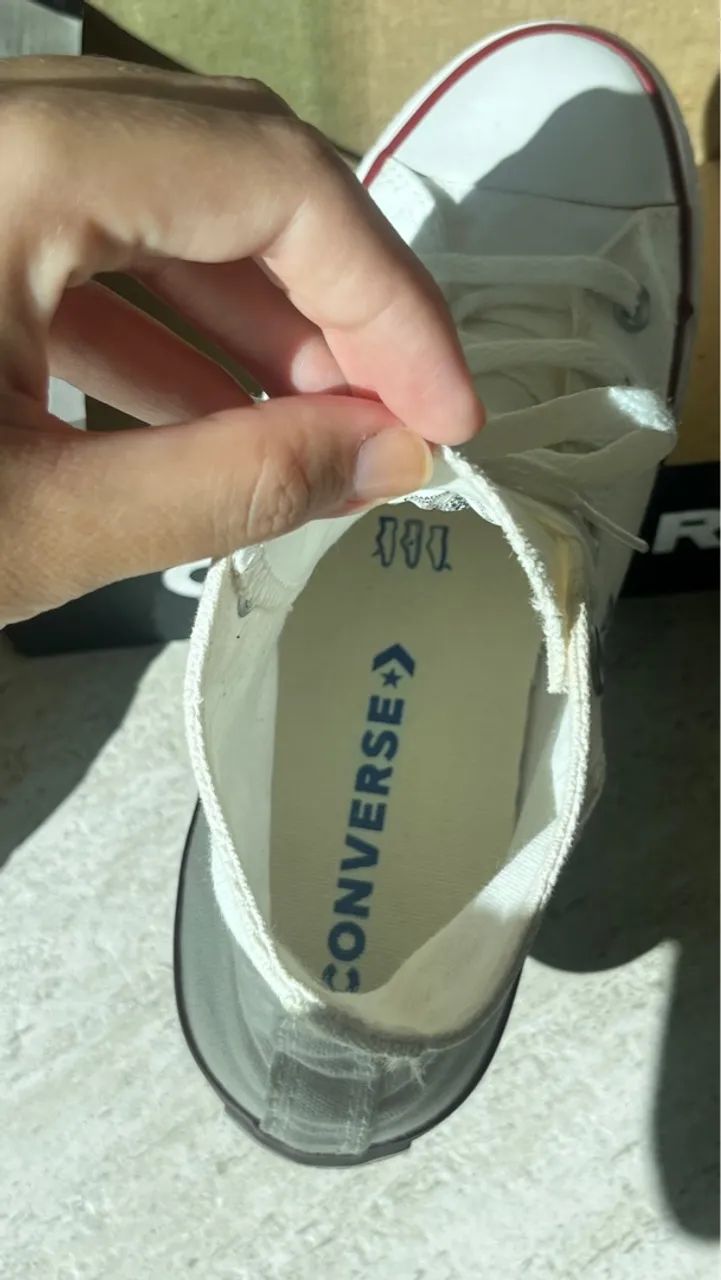 All Star Chuck Taylor Branco 37 - Foto 2