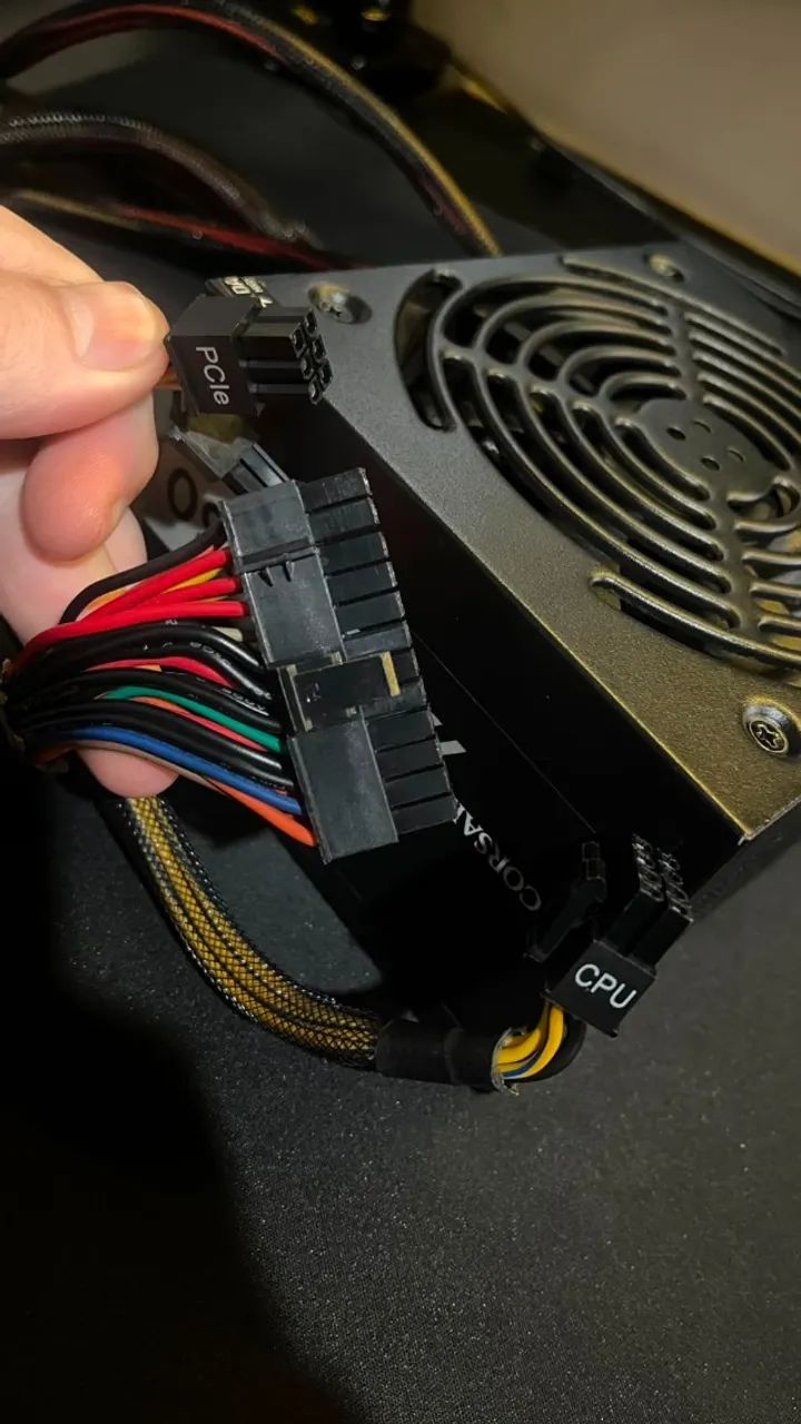 Fonte Corsair VS650 650W 80 Plus - Original - Foto 4