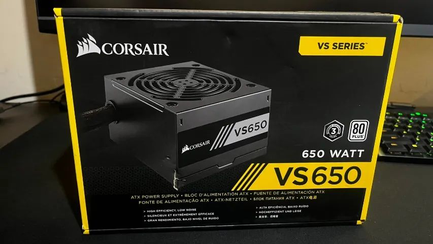 Fonte Corsair VS650 650W 80 Plus - Original - Foto 5