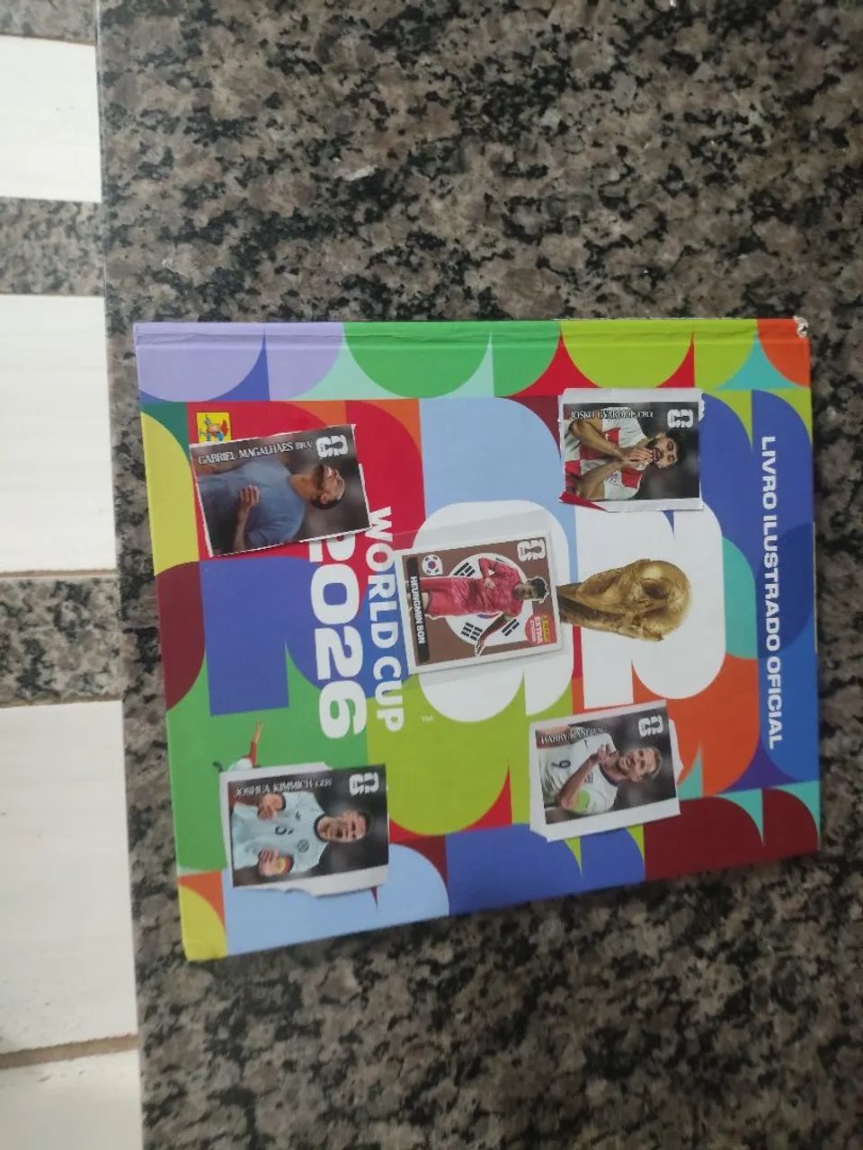 Álbum da copa figurinhas lendária